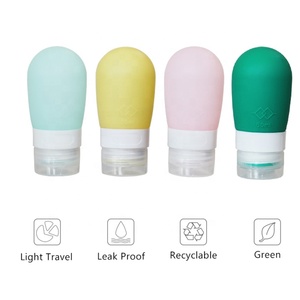 Venta caliente recargable vacía viajes al aire libre de apretón libre de BPA silicona botella de champú - Product Image 2