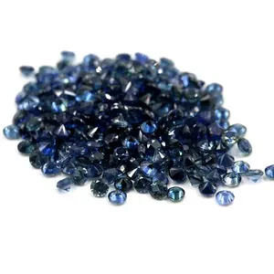 wholesale high quality natural stone deep blue natural blue sapphire price per carat for bracelet /ring