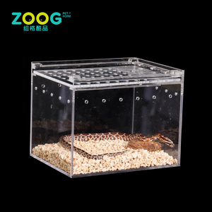 Al por mayor personalizado acrílico claro camaleón arañas escarabajo tarántula Terrario de reptiles caja jaula - Product Image 5