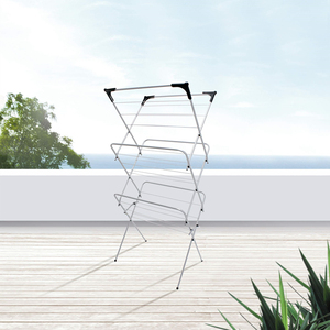 Wireking 3-niveles 15 M plegable hogar de acero de hierro poating de bastidor de secar la ropa - Product Image 5