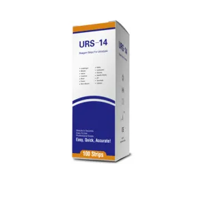 Tiras de reagente de urina 14 parâmetro para analisador de urina