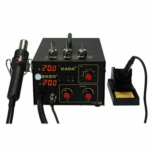 Hot Air Gun Solder Besi 2 In 1 Kada 852D + SMD Perbaikan 220 V 110 V BGA Soldering Stasiun