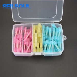 SeilSoul Offre Spéciale 100 pcs Fil <span class=keywords><strong>Marin</strong></span> D'épissure Thermorétractable Connecteur <span class=keywords><strong>Bout</strong></span> À <span class=keywords><strong>Bout</strong></span> Kits - Product Image 1