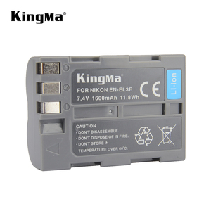 KingMa batería de la Cámara kit 2 paquete EN-EL3E batería y cargador usb dual para Nikon D50 D70 D70s d80 D90 D100 D200 D300 - Product Image 1