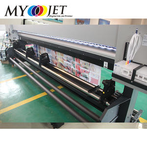 Gran Formato flex banner máquina de impresión 5113 cabeza eco solvente impresora de inyección de tinta 3,2 - Product Image 5