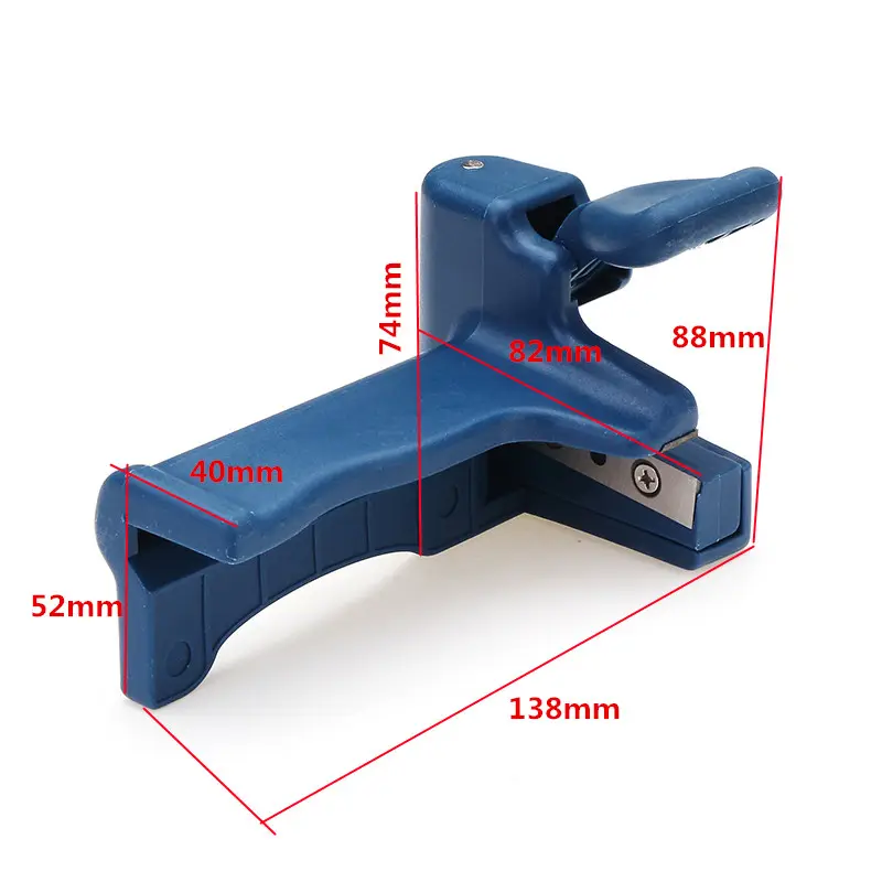 1 pz blu manuale bordo piegatura taglierina Trimmer taglierina taglio carpentiere Banding macchina utensile testa e tagliabordi