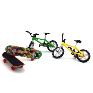 Gioco educativo giocattolo scrivania personalizzato mini bicicletta <span class=keywords><strong>set</strong></span> di <span class=keywords><strong>skateboard</strong></span> dito - Product Image 2
