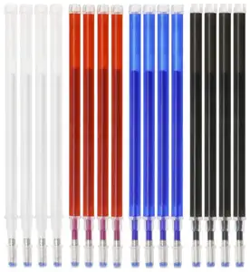 Heat Erasable Refills High Temperature Vanishing Disappearing Fabric Marker Pen for Patchwork Fabric Leather Mark Sewing Tool