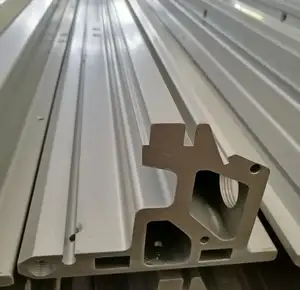 High grade silver anodized machined aluminium profile extrusion