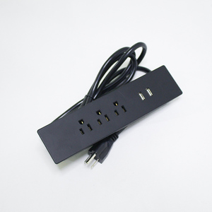 En la conferencia de escritorio salida hembra de potencia EE. UU. Salida de cargador usb hembra - Product Image 3