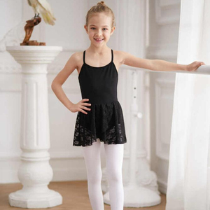 De algodón lindo negro camisola de encaje Leotardos de Ballet para bebé niño - Product Image 1