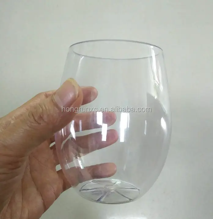 Dishwasher safe Cold drinking coffee drinking cups SAN Plastic Wine glasses
