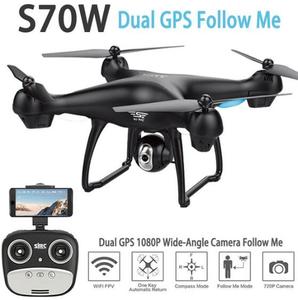 SJRC S70W Kép GPS Theo Tôi WIFI FPV RC Bay Không Người Lái Máy Bay Trực Thăng 400M Khoảng Cách 1080P HD Máy Ảnh GPS Vị Trí Quadcopter <span class=keywords><strong>Vs</strong></span> X183 X21 - Product Image 6