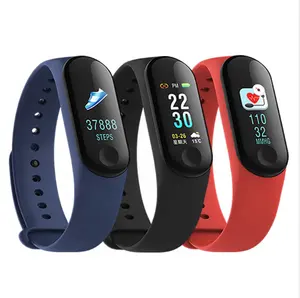 New Arrival Smart Band Heart Rate Monitor Smart Bracelet Message Reminder Sport Health M3 Smart Wrist Band