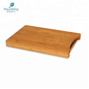 Organique Bambou Planche à Découper Avec Coulissante <span class=keywords><strong>Plateau</strong></span> de service - Product Image 1