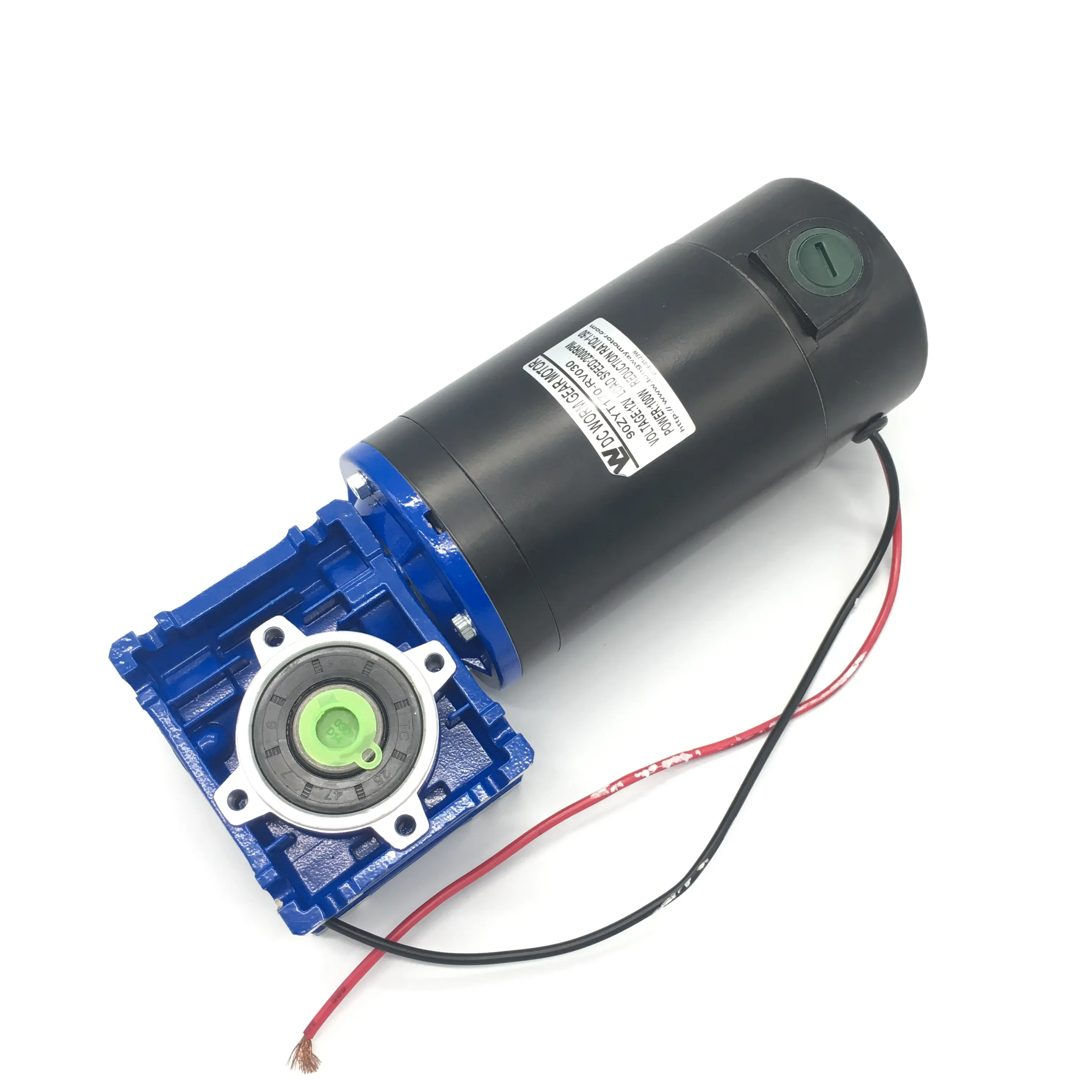 로봇 사용법 12V 웜 기어드 dc 모터 40NM 200w 60rpm 높은 토크 24V DC 모터