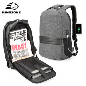 Universidad los hombres bolsas impermeable computadora portátil mochila con cargador Usb mochila Mochil - Product Image 1