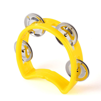 Baby Toys Musical Instruments Accessories Plastic Single Layer Tambourine for Children Education Early Educational Toy for Kids