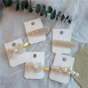 CLARMER Ins Nuova Delle Donne di Modo Piccolo Bobby Pin Clip di Capelli Della Perla Accessori Per Capelli Elegante di Lusso Clip di Capelli - Product Image 2