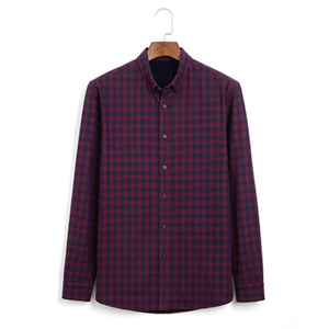 OEM algodón peached de franela de invierno cálido camisas de <span class=keywords><strong>lana</strong></span> pesada dentro - Product Image 1