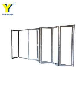 Puertas plegables d'aluminio/concertina portes pliantes/patio accordéon <span class=keywords><strong>garage</strong></span> portes pliantes - Product Image 4