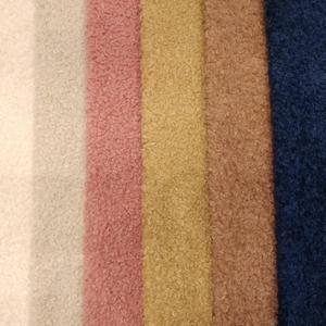 새로운 다채로운 부드러운 털이 berber 양털 양모 폴리 에스터 혼합 직물 여성 코트 - Product Image 3
