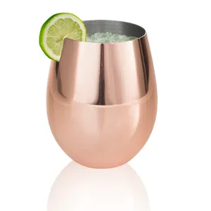 Moscow Mule-copa <span class=keywords><strong>de</strong></span> vino <span class=keywords><strong>de</strong></span> cobre sin tallo, copas <span class=keywords><strong>de</strong></span> vino <span class=keywords><strong>de</strong></span> cobre sin tallo, copa <span class=keywords><strong>de</strong></span> cerveza <span class=keywords><strong>de</strong></span> acero inoxidable chapada en cobre, 18oz - Product Image 3