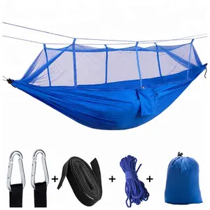 Hamac de Camping anti-moustique, 1 pièce, en Nylon, personnalisé, imprimé, avec sac de transport