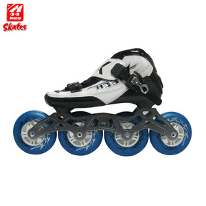 Intermitente de rueda artística en línea de la mitad de los niños y adultos rojo velocidad venta patines - Product Image 1