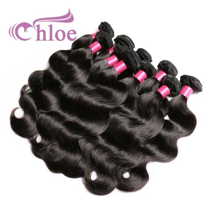 Chloe Onbewerkte Maagdelijke Indische Menselijk Haar Leveranciers 30 Inch Remy Human Hair Inslag