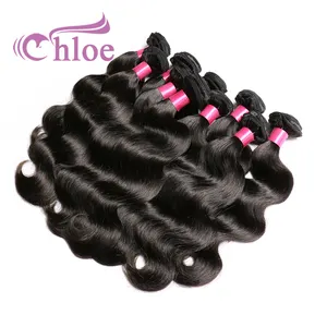 Chloe Unprocessed Virgin Indian Human Hair Vendors 30 Inch Remy Human Hair Weft