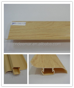 Personalizado de madera impermeable Color de espuma de <span class=keywords><strong>PVC</strong></span> rodapié - Product Image 2