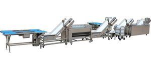 Pomme de terre ligne de lavage légumes chips faisant la <span class=keywords><strong>machine</strong></span> confits sec fruits congelés machines de ligne de traitement - Product Image 2