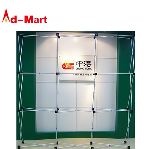 <span class=keywords><strong>Marketing</strong></span> diseño Pop Stand 3*3 de marco de aluminio de plástico exposición Pop pantalla de la actividad en el fondo - Product Image 1