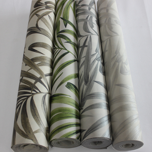 <span class=keywords><strong>Carta</strong></span> da <span class=keywords><strong>parati</strong></span> di Design Pearlized Verde Blu Giallo <span class=keywords><strong>Foglie</strong></span> su Crema - Product Image 3