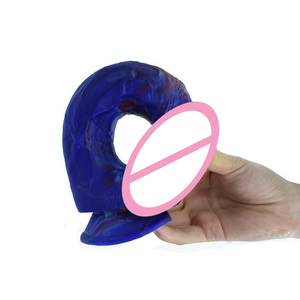 Juguete adulto del masturbatorio realista de las masturbaciones de las mujeres con la ventosa silicona líquida colorida - Product Image 2