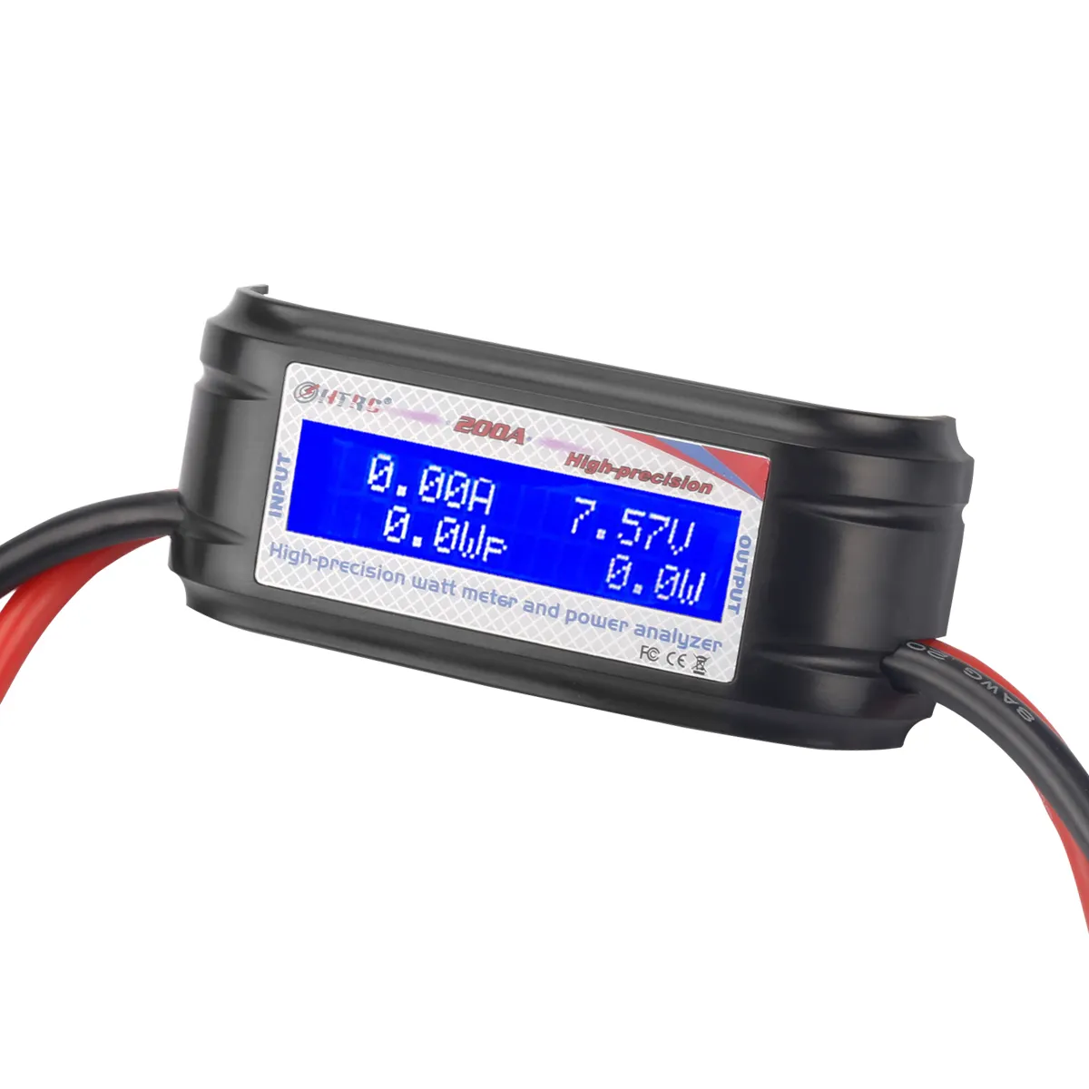 Ancel HTRC — analyseur de puissance de batterie de haute précision, compteur de tension avec rétro-éclairage LCD, testeur de modèle 60V, 150a RC