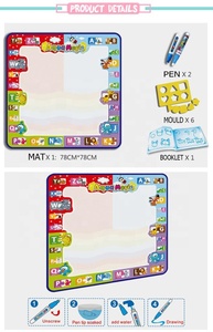 Los niños de plástico <span class=keywords><strong>pintura</strong></span> mágica agua doodle mat dibujo diy - Product Image 4