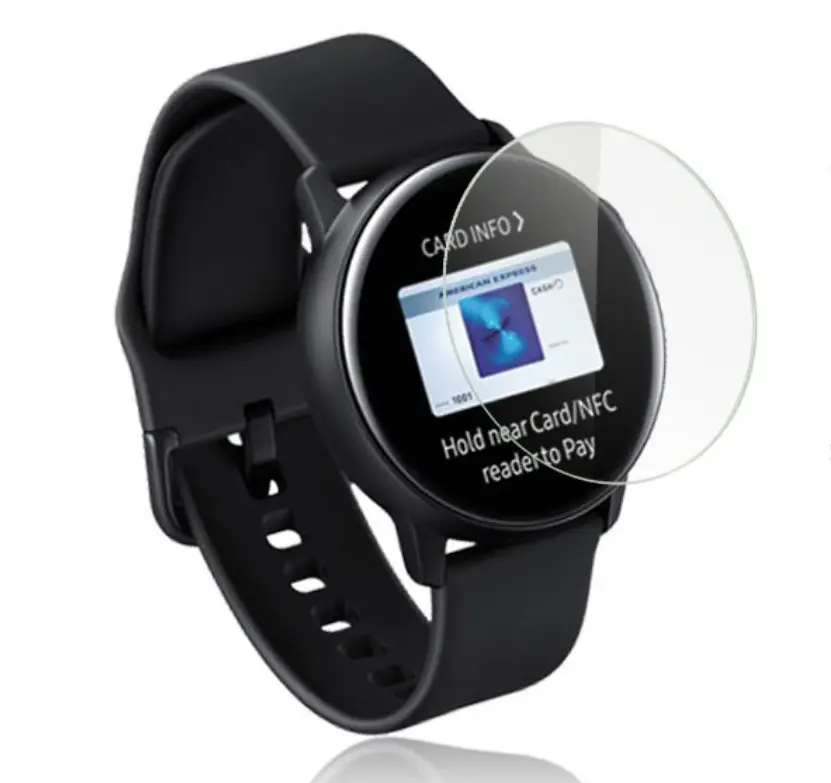 ตัวป้องกันหน้าจอกระจกเทมเปอร์9H,สำหรับ Samsung Galaxy Watch Active 2 44มม. Gear S2 S3 S4ป้องกันหน้าจอกระจกนิรภัย