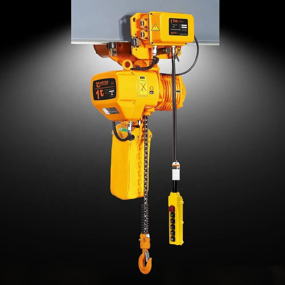 Small Electronic Chain Hoist Construction Hoist Wire Rope 0.5 Ton - 50 Ton Electric Free Spare Parts for Sale