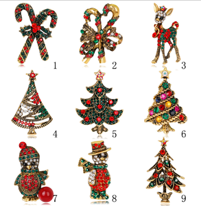 Navidad broche <span class=keywords><strong>de</strong></span> diamantes <span class=keywords><strong>de</strong></span> imitación <span class=keywords><strong>de</strong></span> cristal <span class=keywords><strong>de</strong></span> santa <span class=keywords><strong>claus</strong></span> en Reno pin broche - Product Image 6