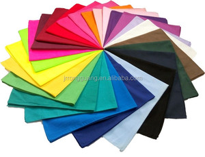 باندانا مربعة بلون سادة من نسيج القطن - Product Image 3