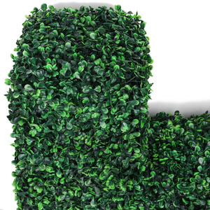 Decorazione di nozze all'aperto personalizzata finta erba milano sfondo vero tocco di arte topiaria artificiale bosso lettera erba siepe - Product Image 2