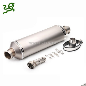 Tubo de silenciador de escape alargado para motocicleta Motocross, para CB400 TMAX500 TMAX 500 <span class=keywords><strong>ER6N</strong></span> - Product Image 3