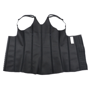 NANBIN جديد سترة نمط تسعة الصلب العظام اللاتكس مدرب خصر مشد - Product Image 5