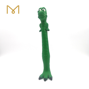 silicona verde dinosaurio mascota mastica lúpulo juguetes sexo muestras gratis juguetes para mascotas juguetes para masticar - Product Image 1