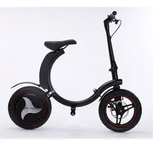 Al por mayor promocional de 12 pulgadas Malasia eléctrico Mini Moto bicicleta de bolsillo neumático gordo plegable Mini eléctrica Ebike