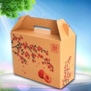 Boîte d'emballage en carton avec poignée, pour fruits et légumes, 50 pièces - Product Image 2