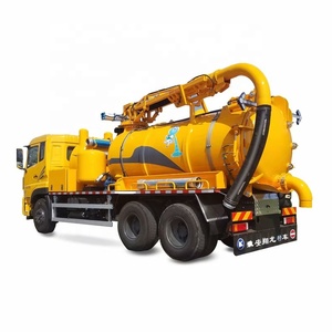 Camion aspirateur industriel haute pression de 10 000 L, camion-citerne à <span class=keywords><strong>aspiration</strong></span>, <span class=keywords><strong>pompe</strong></span> à vide spéciale, <span class=keywords><strong>pompe</strong></span> à vide à anneau liquide, 5 pouces, 10 m - Product Image 2