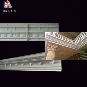 Cetakan Cornice Plastik Silikon Cornice Ukir Harga Bagus Garis Sudut untuk Semen Predcasting